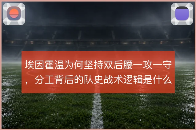 埃因霍温为何坚持双后腰一攻一守，分工背后的队史战术逻辑是什么